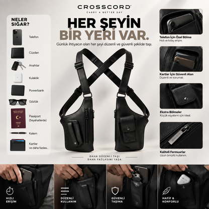 Crosscord™ Premium Omuz Çantası