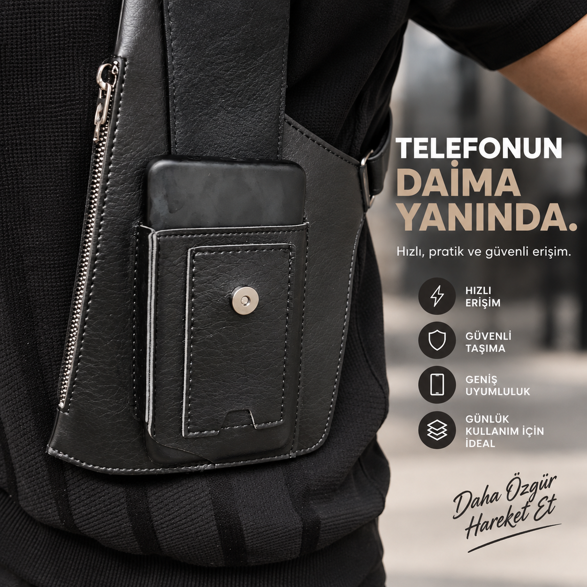 Crosscord™ Premium Omuz Çantası
